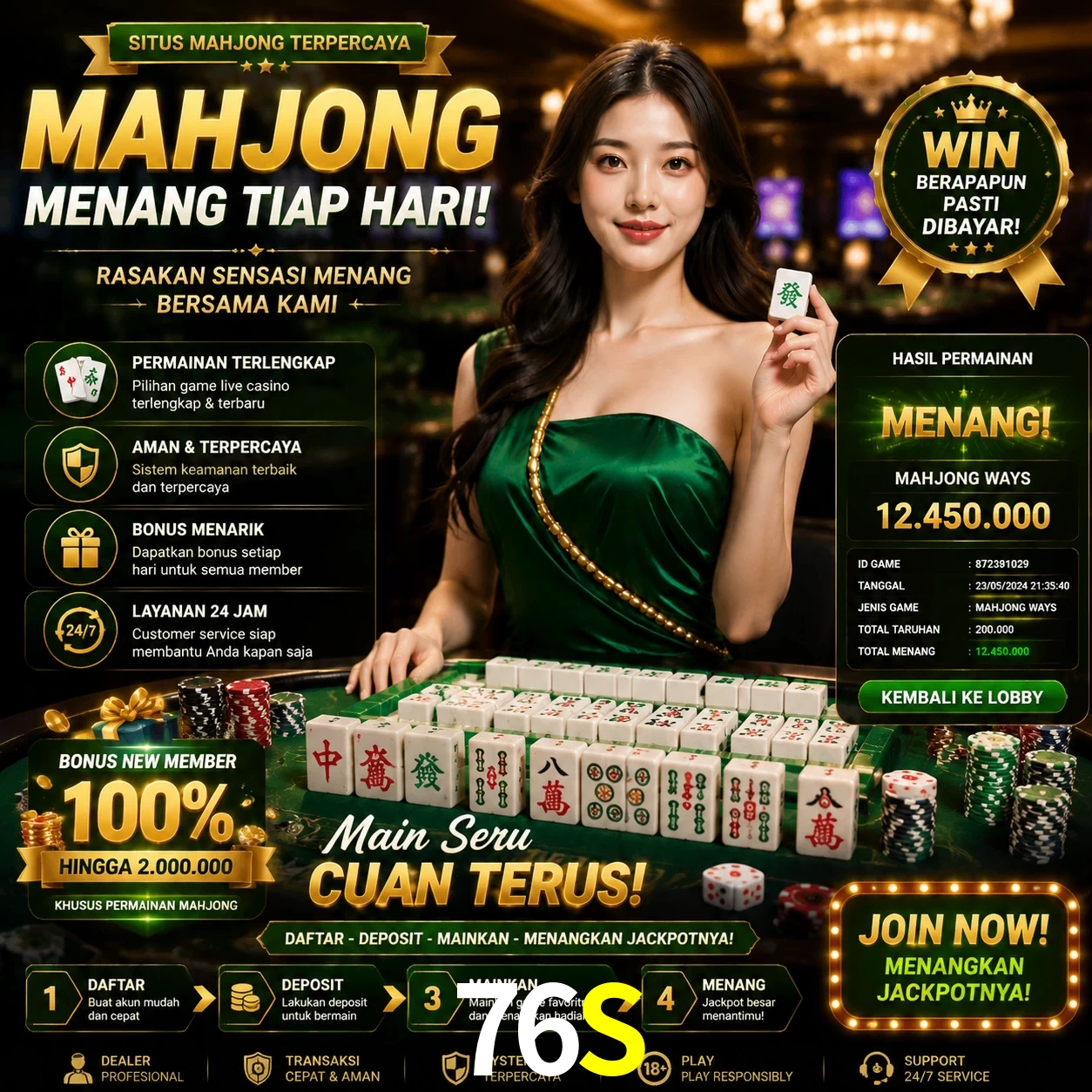 Cashback VIP 76S - reembolso semanal